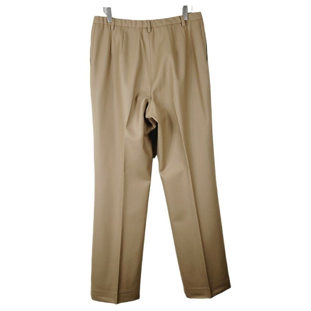 Pendleton Womens Suit Pants Tan Size 10 All Season Wool Flat Front Career Office - Picture 2 of 12
